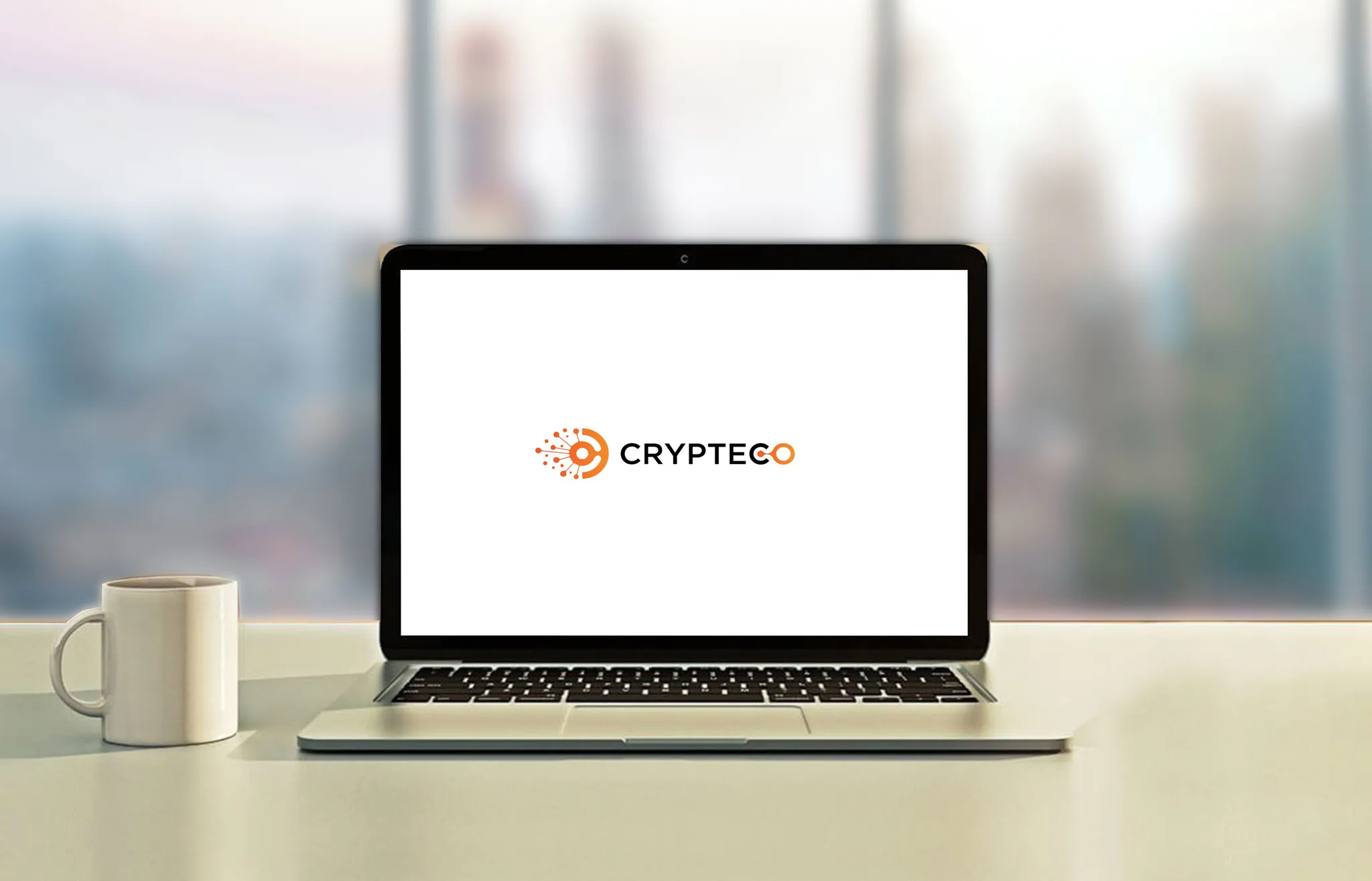 Crypteco on a laptop